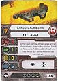 Star Wars X-Wing Miniaturen-Spiel - Erweiterung-Pack - Millennium Falke - Schiffskarte - Lando Calrissian