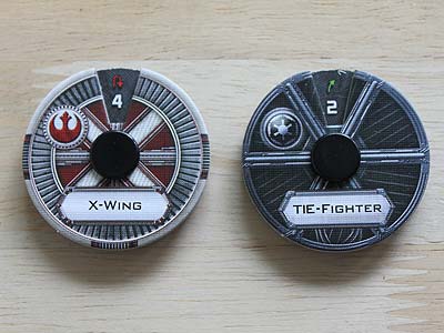 Star Wars X-Wing Miniaturen-Spiel - Grundspiel - Manöverräder