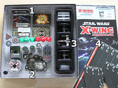 Star Wars X-Wing Miniaturen-Spiel - Grundspiel - Spielmaterial