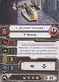 Star Wars X-Wing Miniaturen-Spiel - Erweiterung-Pack - Y-Wing - Schiffskarte - Dutch Vander