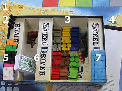 Steel Driver - Spielmaterial