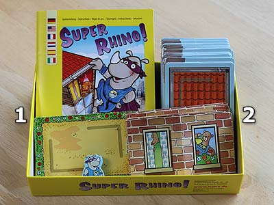 Super Rhino! - Spielmaterial