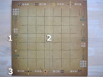 Sakkara - Spielplan