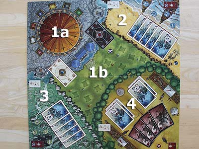 Schatten über Camelot - Hauptspielplan Camelot