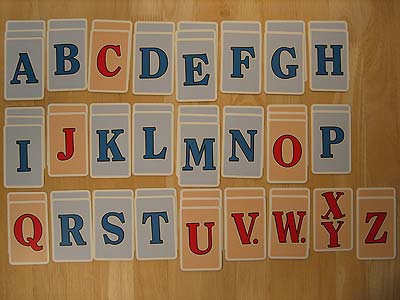 Schnapp, Land, Fluss - Buchstabenkarten