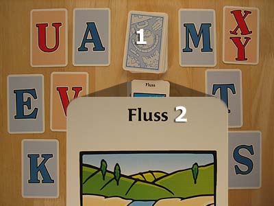 Schnapp, Land, Fluss - Spielablauf - 2. Runde