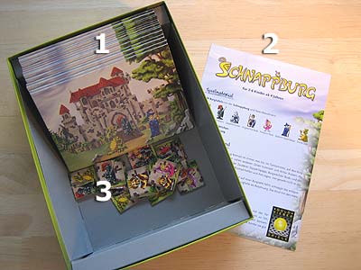 Schnappburg - Spielmaterial