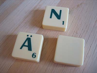Scrabble - Buchstabensteine