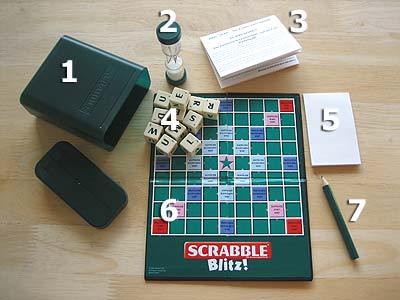 Scrabble Blitz! - Spielmaterial