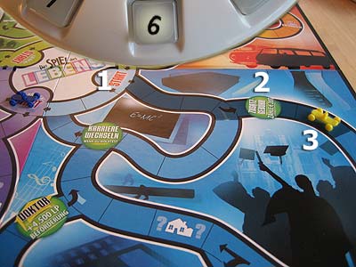 Spiel des Lebens - Generation Now - Beispiel-Spielzug