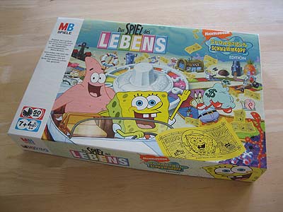 Spiel des Lebens - SpongeBob Schwammkopf Edition - Spielbox