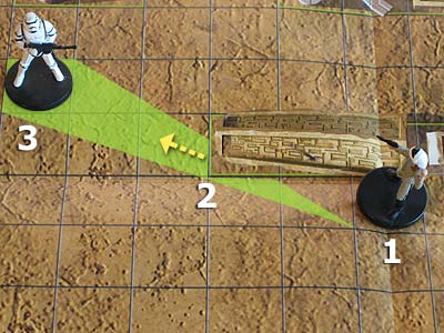 Star Wars Miniatures - Starter Set - Schutz durch niedrige Objekte