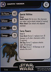 Darth Vader Stats