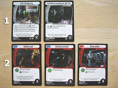 Star Wars - Pocketmodel - TCG - Ziel und Kampfkarten