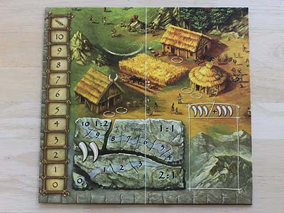 Stone Age - Mit Stil zum Ziel - Spielplan