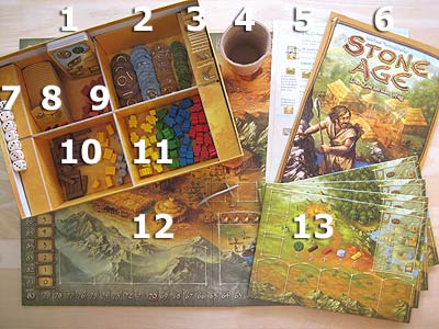 Stone Age - Spielmaterial