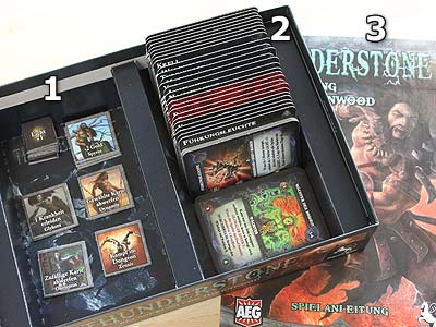 Thunderstone - Belagerung von Thornwood - Spielmaterial