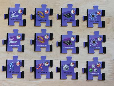 Der Millionen-Coup - Fähigkeiten-Puzzleteile