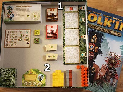 Tzolk’in - Stämme und Prophezeiungen - Spielmaterial