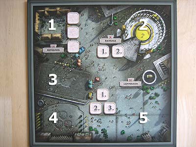 Tribun - Die Brutier-Erweiterung - Spielplan