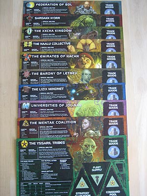 Twilight Imperium 3 - Rassen