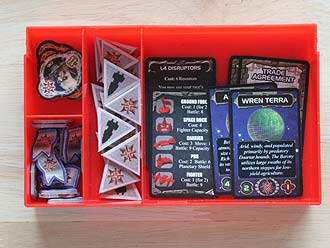 Twilight Imperium 3 - Rassen-Marker und -Karten