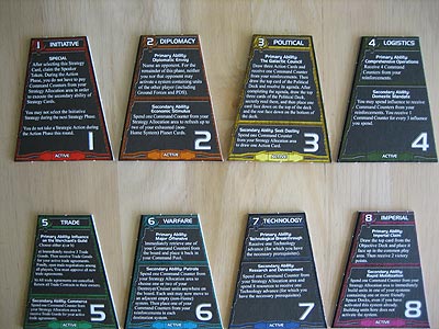 Twilight Imperium 3 - Strategie-Karten