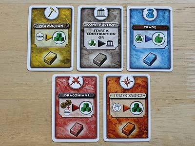 Uchronia - Resource cards