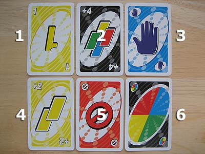 UNO Flash - Spielkarten