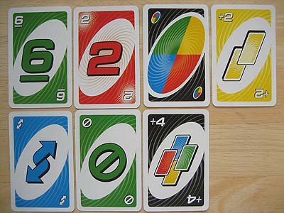 UNO Spin - Spielkarten