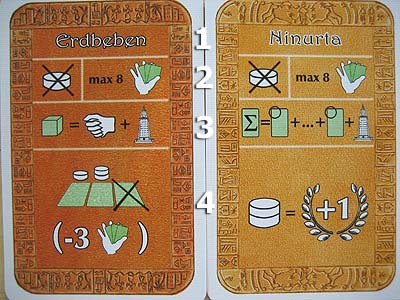 Uruk - Wiege der Zivilisation - Götter- und Katastrophenkarten