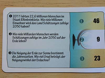 Voll ins Schwarze - Fragenkarte
