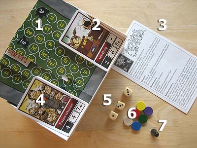Vorsicht Lehrer - Spielmaterial