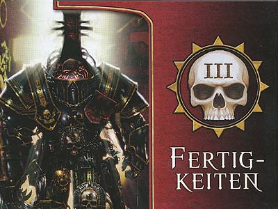 Warhammer 40.000 - Schattenjäger - Grundregeln - Kapitel 3: Fertigkeiten