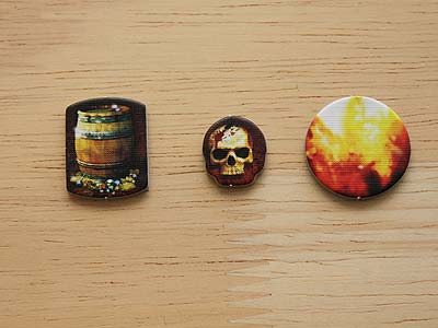 Warhammer Invasion - Das Kartenspiel - Ressourcen-, Schadens- und Brandmarker