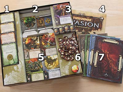 Warhammer Invasion - Das Kartenspiel - Spielmaterial