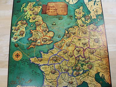 Warriors & Traders - Spielbrett - Westeuropa