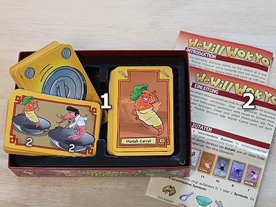 We will Wok you - Spielmaterial
