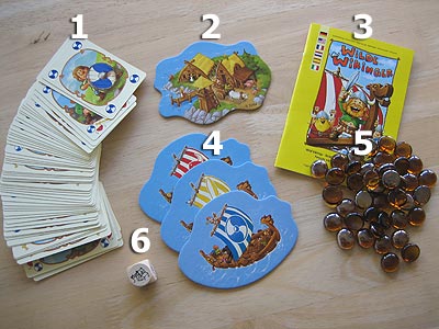 Wilde Wikinger - Spielmaterial