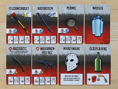 Zombicide - Ausrüstungskarten
