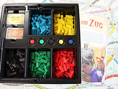 Zug um Zug - Spielmaterial