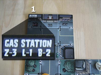 Zombies!!! - Stadtkarte mit Gebäude